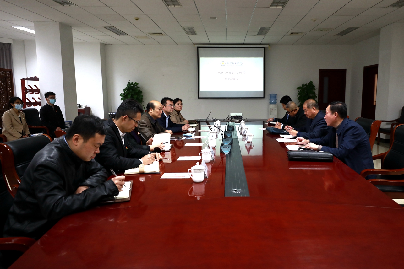 廊坊市教育局党组副书记孙殿生一行到校调研党建工作