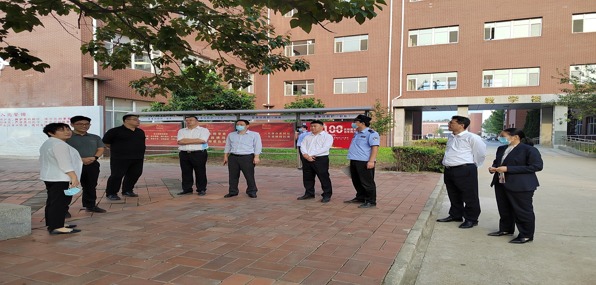 燕京理工学院开展国庆假前校园安全大检查