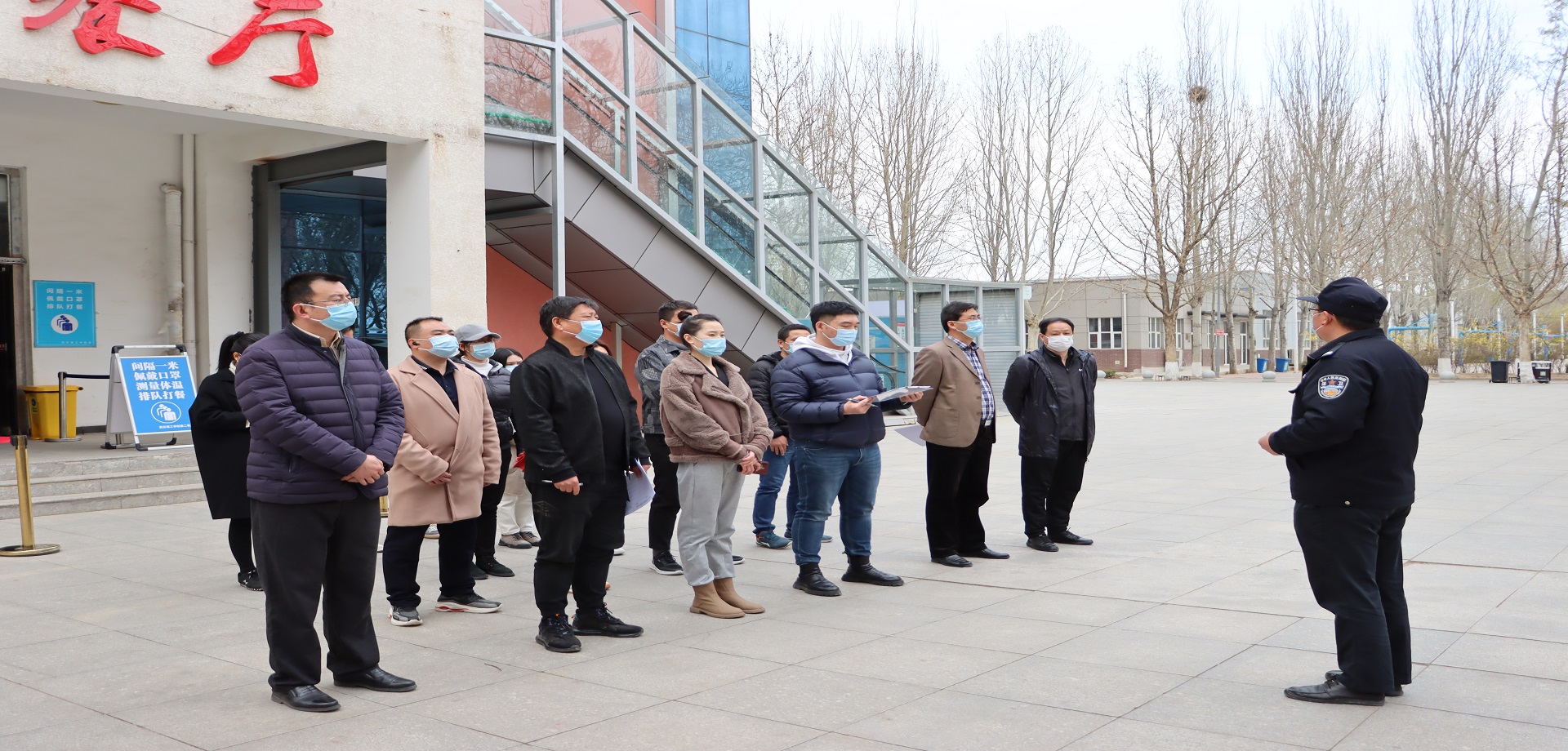 燕京理工学院开展清明节前校园安全联合检查