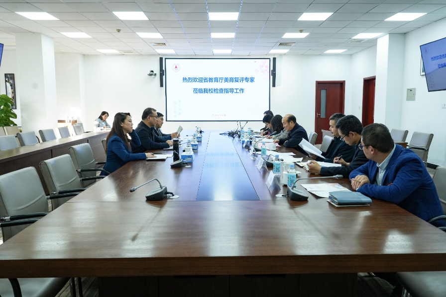 省教育厅专家组到校进行美育工作实地复核评估